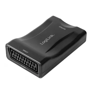 LogiLink CV0160 SCART σε HDMI μετατροπέας προσαρμογέας, 1080p, μαύρο