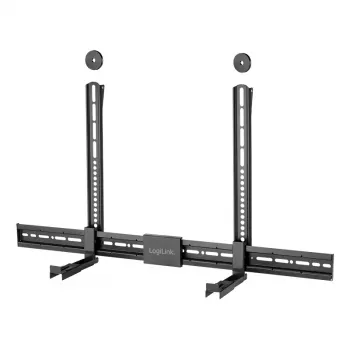 LogiLink BP0205 βάση universal soundbar, βάση VESA, ρυθμιζόμενο βάθος 86-155mm, 15kg, μαύρο