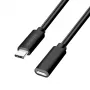 LogiLink CU0212 καλώδιο προέκτασης USB-C 3m, μαύρο