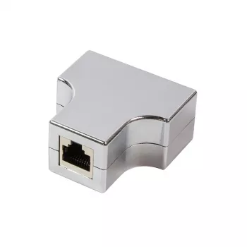 LogiLink T-Adapter διαχωριστής δικτύου RJ45 Cat5e 100 Mbps μαύρο MP0037