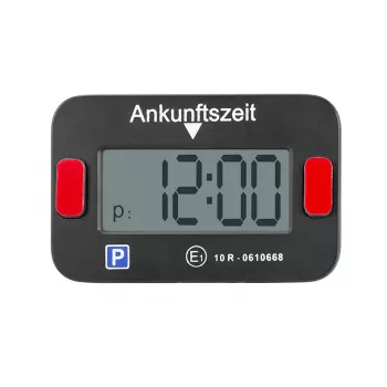 LogiLink Ηλεκτρονικό ρολόι στάθμευσης, πιστοποιημένο KBA, μαύρο