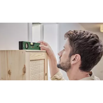 BOSCH DIY αλφάδι 25 cm πράσινο με αυλάκωση V και πλανισμένη βάση