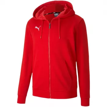 PUMA teamGOAL 23 Casuals ζακέτα με κουκούλα κόκκινο 656708 01