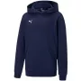 PUMA teamGOAL 23 Casuals Junior φούτερ με κουκούλα Peacoat Navy Blue 128