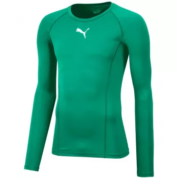 Puma Liga Baselayer Tee LS ανδρικό μπλουζάκι Pfeffergrün XL