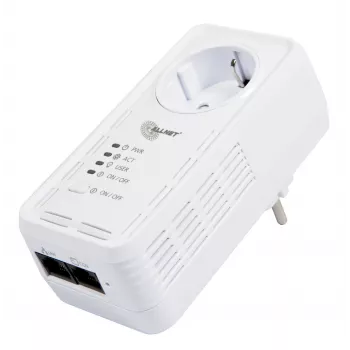 ALLNET ALL3075v4 έξυπνο πολύπριζο με Wi-Fi και Ethernet, παρακολούθηση ενέργειας, Type F Schuko, 16A, 3680W