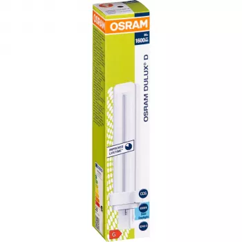 Osram DULUX D 26W/865 G24d-3 συμπαγής λαμπτήρας φθορισμού, λευκό φως ημέρας, 1800 lm, 2 ακίδων