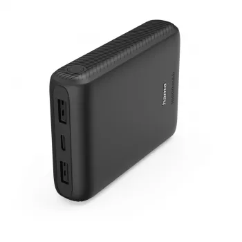 Hama Power Pack New Performance 10 10000 mAh powerbank, 2x USB-C, USB-A, ανθρακί