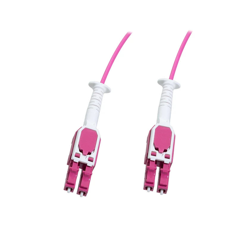 LOGILINK Uniboot Push-Pull καλώδιο patch οπτικών ινών LC-LC OM4, 0,5 m