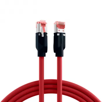 EFB Elektronik K8048PUI30 βιομηχανικό καλώδιο patch RJ45 Cat.6A S/FTP PUR, Draka UC900 TM21, ανθεκτικό σε λάδια και UV περίβλημα, 4x2 x AWG26/7, 30 m, κόκκινο