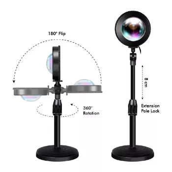 LOGILINK LED λάμπα Sunset, 5W, με τηλεχειριστήριο