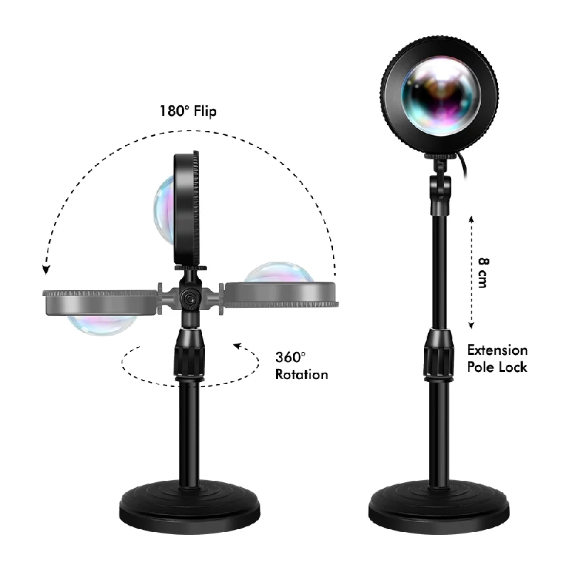 LOGILINK LED λάμπα Sunset, 5W, με τηλεχειριστήριο