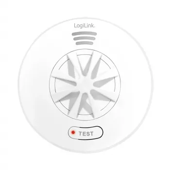 LogiLink SC0232 Ανιχνευτής θερμότητας Λευκό 85 dB Συναγερμός Κλάση A1 54-65°C Με μπαταρία