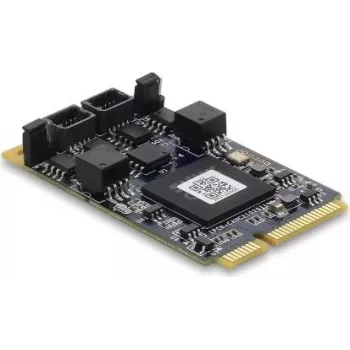 DELOCK 63002 Κάρτα διασύνδεσης CAN 2.0 / CAN FD Mini PCIe, 2 x D-Sub 9 Pin, έως 8 Mbps, γαλβανική απομόνωση & προστασία υπέρτασης
