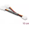 Delock Καλώδιο Y ανεμιστήρα 1 x 3-Pin θηλυκή σε 2 x 3-Pin αρσενικό 10 cm