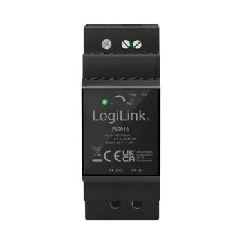 LogiLink PS0016 Τροφοδοτικό ράγας DIN, 36 W 24 V