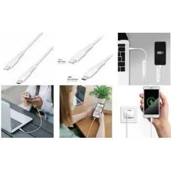 LogiLink Καλώδιο USB 2.0, USB-C σε Micro USB-B, 3 m, Λευκό