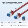 LogiLink SlimLine Cat.6A S/FTP LSZH καλώδιο patch, κόκκινο, 3m, 10Gbps