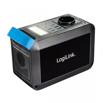 LogiLink Powerstation 200W, 148Wh Li-ion, καθαρό ημιτονοειδές κύμα, USB-C PD 45W, LED φως