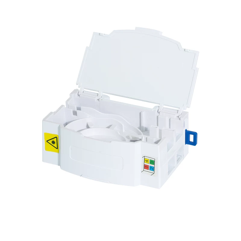 LogiLink FTTH κουτί τερματισμού για τοποθέτηση σε ράγα DIN, 4 θύρες, λευκό