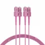 EFB Elektronik O0318.1-1.2 SC Duplex OM4 Multimode καλώδιο patch οπτικών ινών, 1m, μωβ, LSZH