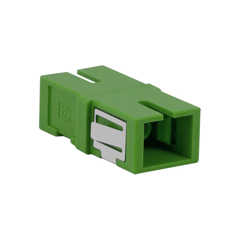 LogiLink SC Simplex adaptor οπτικών ινών, πράσινο, χωρίς φλάντζα, συσκευασία 12 τεμ.