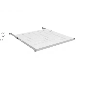 EFB Elektronik ραφιέρα rack σταθερή 19 ιντσών 0,5U, φορτίο 70 kg, βάθος 750-850 mm, βαθύ μαύρο (RAL 9005)
