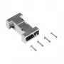 EFB ELEKTRONIK EB0909MV2 Μεταλλικό κενό περίβλημα διασύνδεσης, 1-Port Keystone, Ασημί