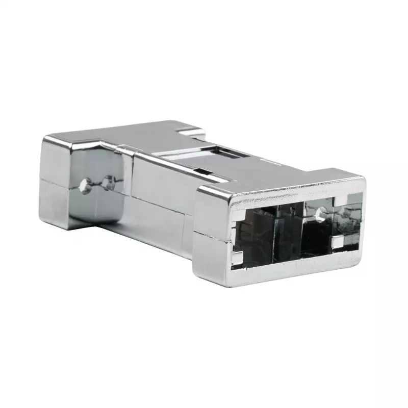 EFB ELEKTRONIK EB0909MV2 Μεταλλικό κενό περίβλημα διασύνδεσης, 1-Port Keystone, Ασημί
