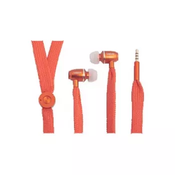LogiLink Στερεοφωνικό headset in-ear με μικρόφωνο, βύσμα 3,5 mm, Πορτοκαλί