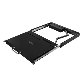 LogiLink Κονσόλα KVM 8-Port με οθόνη LCD 17 ιντσών, VGA, Ultra-Short-Depth, 1U-Rackmount