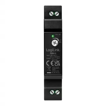 LOGILINK Τροφοδοτικό ράγας DIN 15 W / 12 V