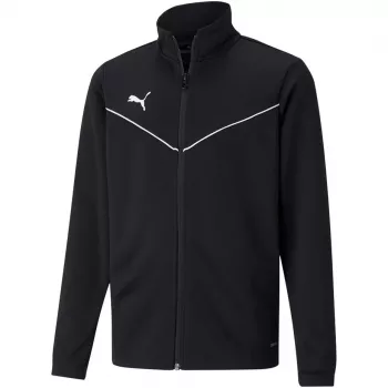 PUMA teamRISE Αθλητικό μπουφάν Poly Jacket Jr Φούτερ Μαύρο 657393 03 164cm