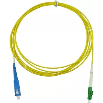 BlueOptics Simplex Καλώδιο Patch οπτικών ινών LC/APC σε SC/UPC Singlemode OS2 7m LSZH Κίτρινο