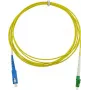 BlueOptics Simplex Καλώδιο Patch οπτικών ινών LC/APC σε SC/UPC Singlemode OS2 7m LSZH Κίτρινο