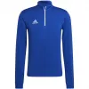 adidas Entrada 22 προπονητικό τοπ ανδρικό Team Royal Blue/λευκό με μισό φερμουάρ μακρυμάνικο φούτερ HG6286 L