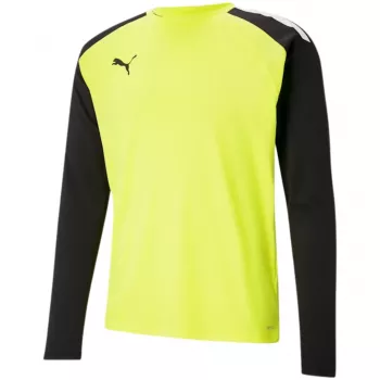 Puma teamPACER GK LS ανδρικό προπονητικό μπλουζάκι τερματοφύλακα κίτρινο-μαύρο 704933 μέγεθος M