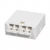 LOGILINK FTTH πρίζα τερματισμού FB1007, 4 θύρες, τοποθέτηση σε τοίχο ή ράγα DIN, λευκό