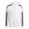 adidas Squadra 21 ανδρικό φούτερ με κουκούλα λευκό GT6637