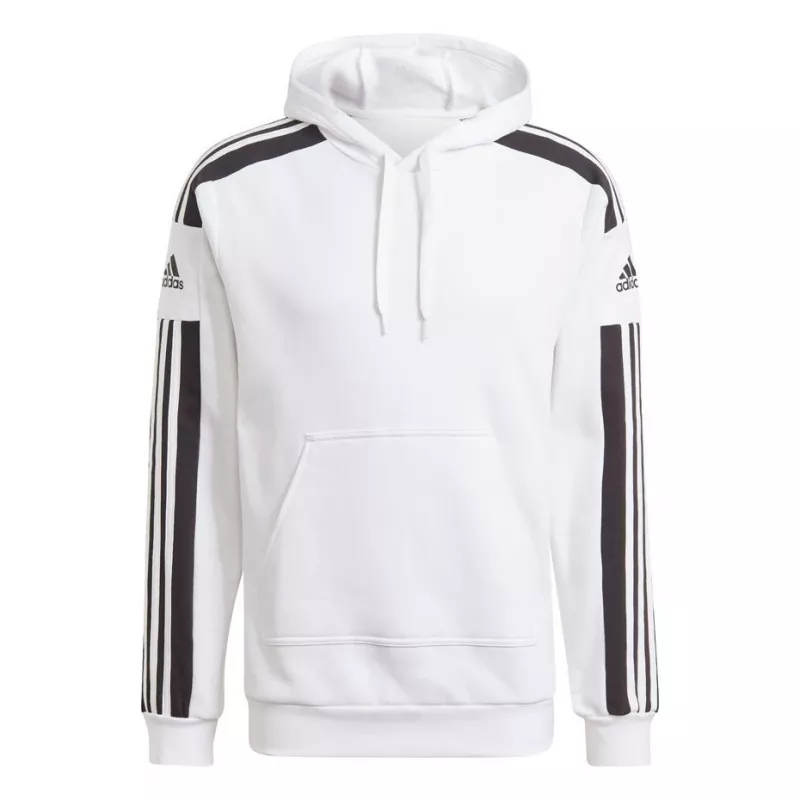 adidas Squadra 21 ανδρικό φούτερ με κουκούλα λευκό GT6637