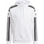 adidas Squadra 21 ανδρικό φούτερ με κουκούλα λευκό GT6637