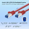 LogiLink Cat.6A S/FTP LSZH καλώδιο patch, CCA, κόκκινο, 7,5m, EconLine
