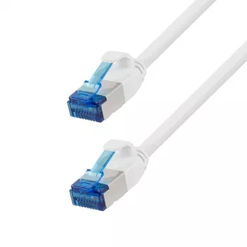 LogiLink Cat.6A Slim S/FTP LSZH καλώδιο patch, λευκό, 10 m, SlimLine