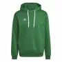 adidas Entrada 22 ανδρικό φούτερ με κουκούλα πράσινο L