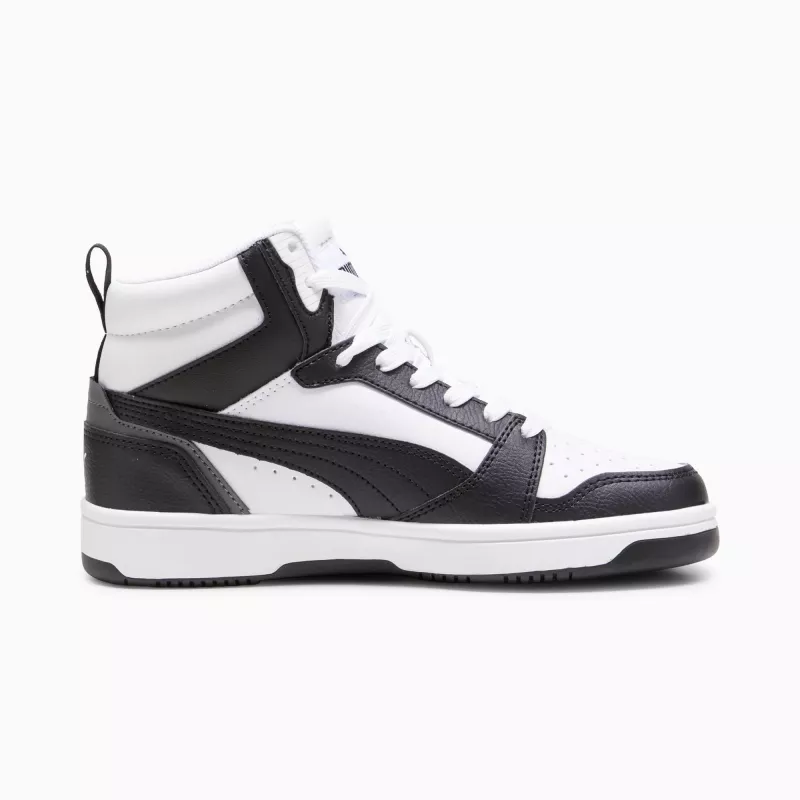Puma Rebound V6 Mid παιδικά sneaker λευκό μαύρο 393831 01 μέγεθος 38