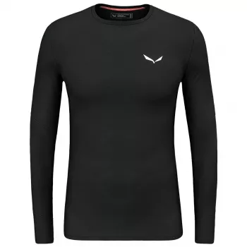 Salewa Cristallo Warm ανδρικό Alpine Merino Responsive θερμοεσώρουχο - Black Out