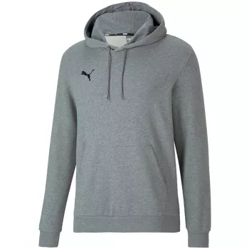 PUMA teamGOAL 23 Casuals φούτερ με κουκούλα Μεσαίο Γκρι Melange ανδρικό μέγεθος M