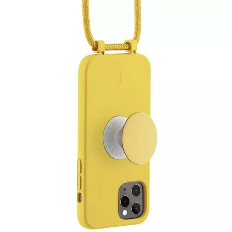 Just Elegance PopGrip θήκη για iPhone 11 Pro – Κίτρινο πόδι κουνελιού