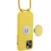 Just Elegance PopGrip θήκη για iPhone 11 Pro – Κίτρινο πόδι κουνελιού