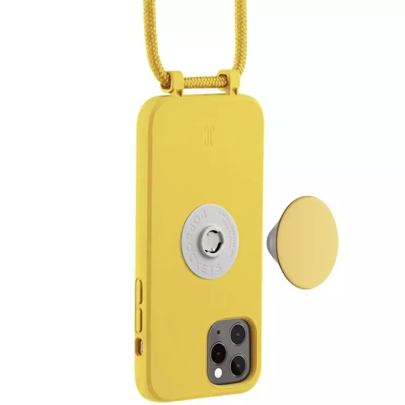 Just Elegance PopGrip θήκη για iPhone 11 Pro – Κίτρινο πόδι κουνελιού